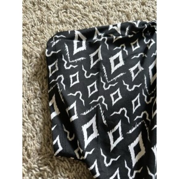 89th Madison Womens Black Bombo Diamonds Size Large Pull Over Top Career Casual - Picture 3 of 10